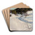 Winter Landscape, Myllykyl by Pekka Halonen Art Drink Coaster set