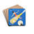Virtue by Eric Rohman Drink Coasters - set of 4 Virtue by Eric Rohman Drink Coasters - set of 4