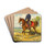 Soldat zu Pferd by Franz Gerasch Drink Coasters - set of 4