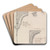 Architectural Sketches of Sections in Alhambra of Granada by Henry Swinburne Art Drink Coaster set Architectural Sketches of Sections in Alhambra of Granada by Henry Swinburne Art Drink Coaster set