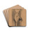 Akt kobiety by Stanisaw Wyspiaski Drink Coasters - set of 4