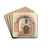 Restoration Drawing - Main Doorway & Arch to Mission House by Geoffrey Holt and Harry Mann Waddell Drink Coasters - set of 4 Restoration Drawing - Main Doorway & Arch to Mission House by Geoffrey Holt and Harry Mann Waddell Drink Coasters - set of 4