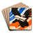 Wings by Eric Rohman Art Drink Coaster set Wings by Eric Rohman Art Drink Coaster set
