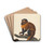 A Capuchin by Peter Paillou the younger Drink Coasters - set of 4