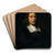 Portrait of a Man by Nicolaes Maes Art Drink Coaster set