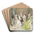 Appointment With The Dressmaker by Ettore Simonetti Art Drink Coaster set Appointment With The Dressmaker by Ettore Simonetti Art Drink Coaster set