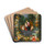 The Holy Family Within A Garland Of Fruit, Flowers And Vegetables Held By Angels by Jan Brueghel the Younger Drink Coasters - set of 4