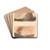 Landscape with Large Cliff in Foreground - Cuyp's Principle (no. 3); Landscape with Tree in Foreground, Mountains in Distance - Both's Principle by Thomas Sully Drink Coasters - set of 4 Landscape with Large Cliff in Foreground - Cuyp's Principle (no. 3); Landscape with Tree in Foreground, Mountains in Distance - Both's Principle by Thomas Sully Drink Coasters - set of 4