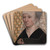 Portrait of a Woman by Master of the Holy Kinship Art Drink Coaster set