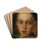 Head of a Boy by udovt Pitthordt Drink Coasters - set of 4
