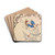 Le Coup de Vent by George Barbier Drink Coasters - set of 4