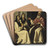 Saint Jerome with Saint Paula and Saint Eustochium by Francisco de Zurbarn and Workshop Art Drink Coaster set Saint Jerome with Saint Paula and Saint Eustochium by Francisco de Zurbarn and Workshop Art Drink Coaster set