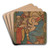 Adoration of the Magi by Jzef Mehoffer Art Drink Coaster set
