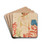 Kvinneakt by Edvard Munch Drink Coasters - set of 4