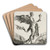 Nemesis by Albrecht Drer Art Drink Coaster set