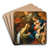 The Holy Family With Saints Anne And Joachim by Luca Giordano Art Drink Coaster set