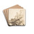 Construction in progress by Francisco de Goya Drink Coasters - set of 4