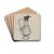 Jug by Roberta Elvis Drink Coasters - set of 4