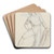 A Son of Niobe, Uffizi, Florence by John Flaxman Art Drink Coaster set