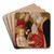 Madonna and Child by Master Of The Castello Nativity Art Drink Coaster set