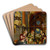 The Nativity by Hans Hug Kluber Art Drink Coaster set