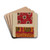Handkerchief by American 20th Century Drink Coasters - set of 4