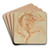 Study of a male nude, seated, resting his chin on his left hand by Baldassarre Franceschini Art Drink Coaster set Study of a male nude, seated, resting his chin on his left hand by Baldassarre Franceschini Art Drink Coaster set