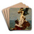 Ils Sont Partis! by Charles Hermans Art Drink Coaster set Ils Sont Partis! by Charles Hermans Art Drink Coaster set
