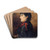 Portrait de Marie Favart (1833-1908), socitaire de la Comdie-Franaise by Thobald Chartran Drink Coasters - set of 4 Portrait de Marie Favart (1833-1908), socitaire de la Comdie-Franaise by Thobald Chartran Drink Coasters - set of 4