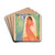 A Villager by Mikul Galanda Drink Coasters - set of 4 A Villager by Mikul Galanda Drink Coasters - set of 4