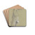 Dancing half naked woman by Armand Rassenfosse Drink Coasters - set of 4