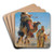 The Sheikh And His Guide by Carl Haag Art Drink Coaster set