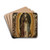 Virgin of Guadalupe (La Virgen de Guadalupe) by Manuel de Arellano Drink Coasters - set of 4