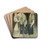 Two Women in Yellow Kerchiefs by Constantin Guys Drink Coasters - set of 4