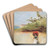 All on a summer's day by Charles Conder Art Drink Coaster set All on a summer's day by Charles Conder Art Drink Coaster set