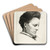 A Man by Newton A. Wells Art Drink Coaster set