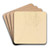 Stehende Dame nach rechts by Gustav Klimt Art Drink Coaster set