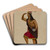 Cigar Store Indian by Chris Makrenos Art Drink Coaster set
