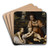 Madonna And Child With St. John The Baptist And The Lamb by Bernardino Luini Art Drink Coaster set Madonna And Child With St. John The Baptist And The Lamb by Bernardino Luini Art Drink Coaster set