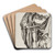 Saint Martin and the Beggar by Martin Schongauer Art Drink Coaster set