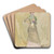 A Note in Green by James Abbott McNeill Whistler Art Drink Coaster set