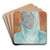 Woman's Head by Glyn Warren Philpot Art Drink Coaster set