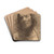 Head of a Man by Frederick William MacMonnies Drink Coasters - set of 4 Head of a Man by Frederick William MacMonnies Drink Coasters - set of 4