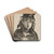 Berthe Morisot by douard Manet Drink Coasters - set of 4 Berthe Morisot by douard Manet Drink Coasters - set of 4
