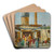 A Street in Tashkent by Richard Karlovich Zommer Art Drink Coaster set A Street in Tashkent by Richard Karlovich Zommer Art Drink Coaster set
