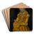 Portrait of the Duchess Catherine by Lucas Cranach the Elder Art Drink Coaster set