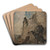 Lion hunting by Eugne Fromentin Art Drink Coaster set