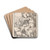 Banditti taking his post by John Hamilton Mortimer Drink Coasters - set of 4