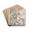 Pastoral by John Hamilton Mortimer Drink Coasters - set of 4