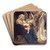 The song of the angels by William Bouguereau Art Drink Coaster set